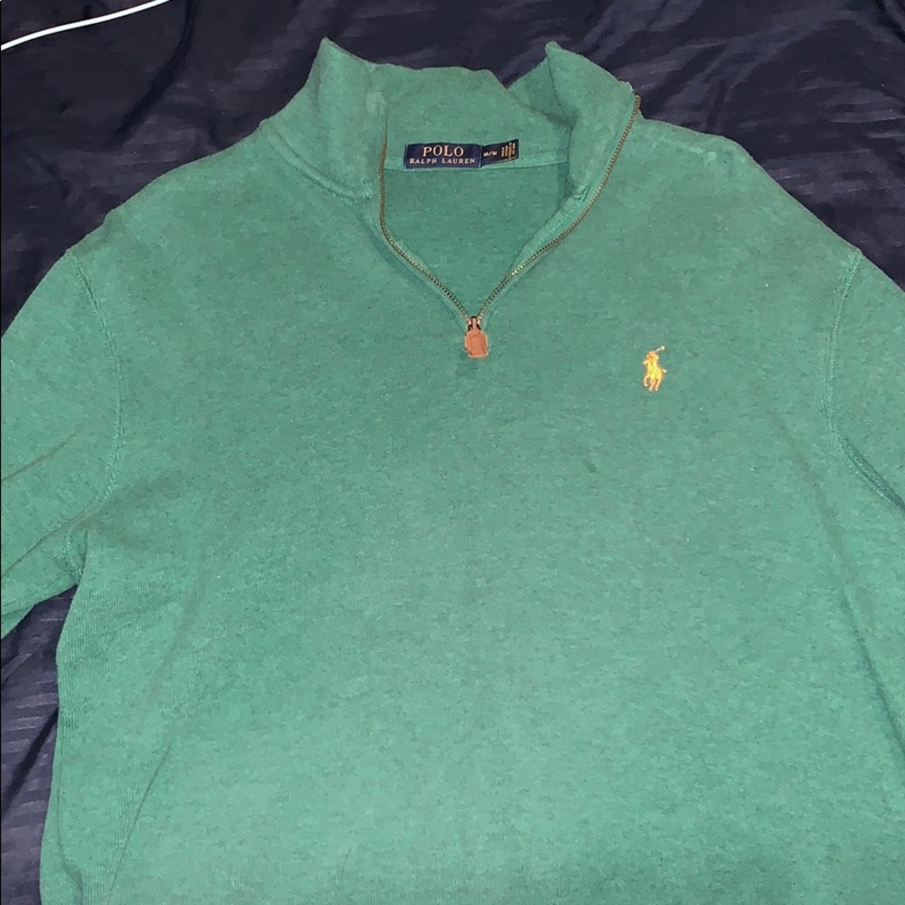 Polo Ralph Lauren quarter zip pull over sweater